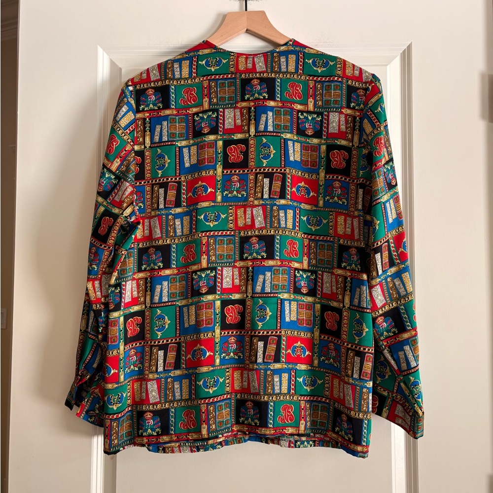 Vintage Pendleton Patchwork Blouse - image 6